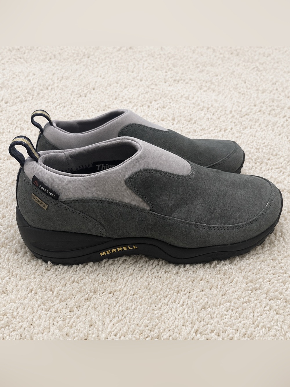 Merrell Polartec Waterproof Slip-On Hiking Shoes Suede Women’s US 8 EU 39